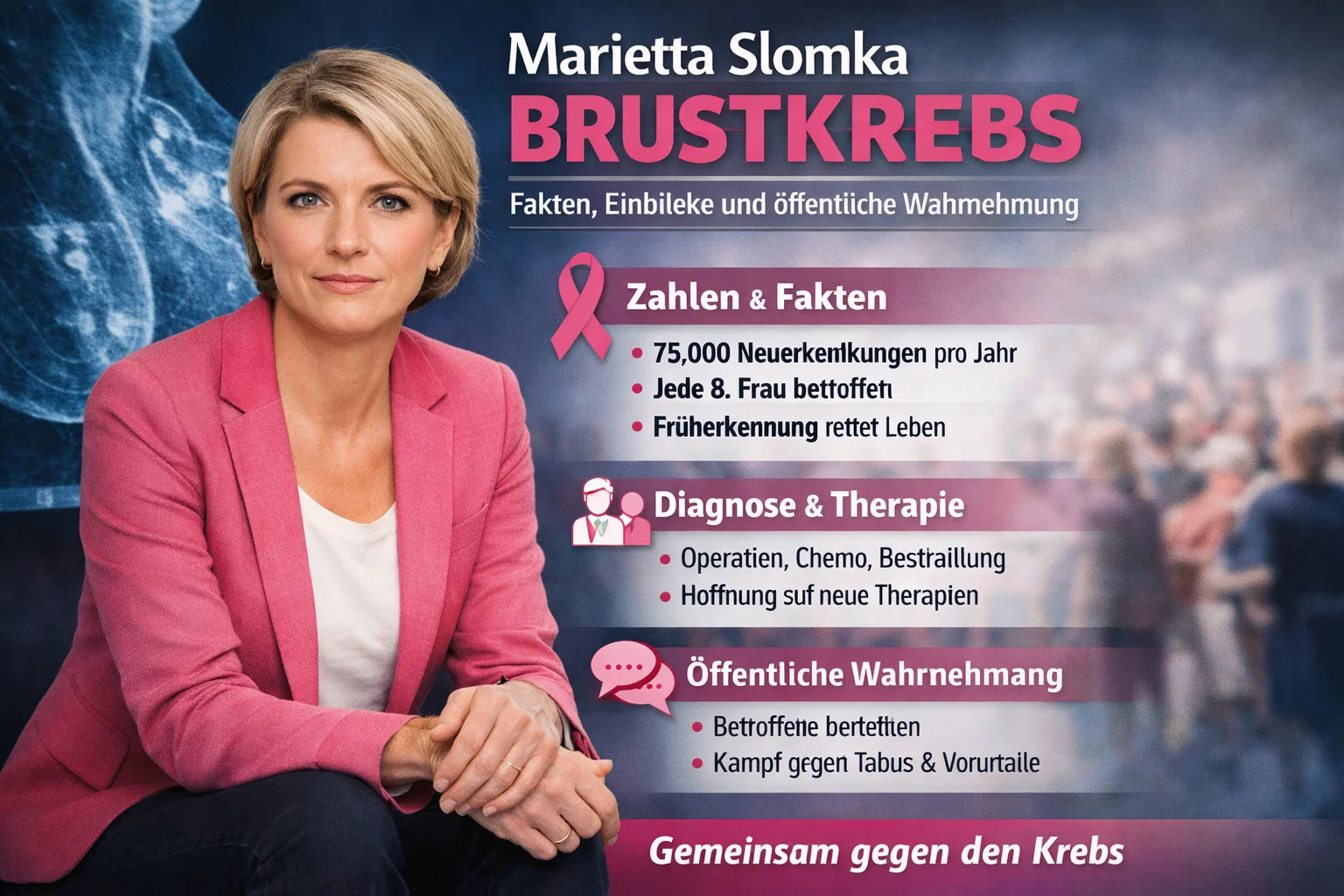 Marietta Slomka Brustkrebs
